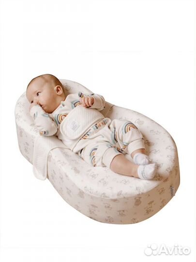 Кокон зевушка для новорожденного