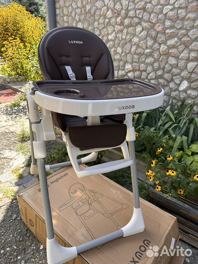 Стул для кормления Люксмам (коричневый )
