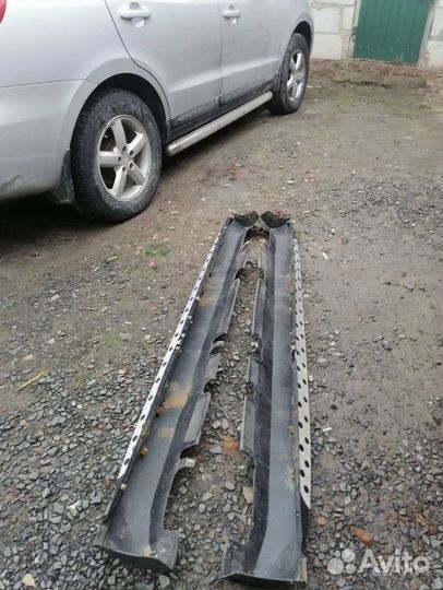 Пороги на Hyundai santa fe 2 рест