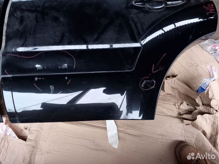Ford Escape тайванец 2008 накладка двери лев задн