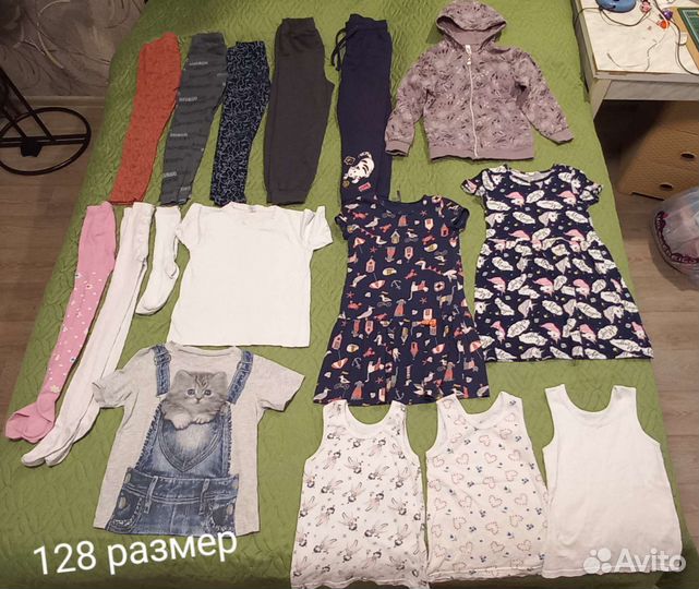 Вещи пакетом на девочку 116,122,128