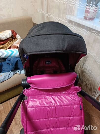 Коляска chicco urban розовая