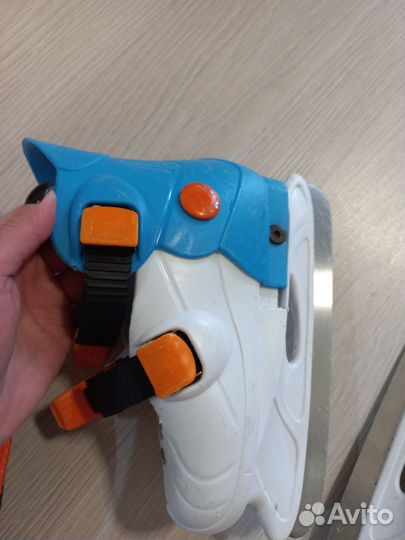 Коньки хоккейные детские раздвижные