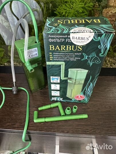 Фильтр для аквариума внутренний barbus
