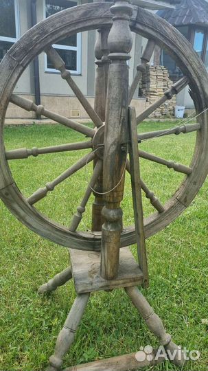 Прялка деревянная старинная