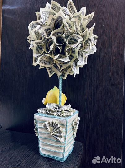 Декор хэндмейд праздник интерьер денежное дерево