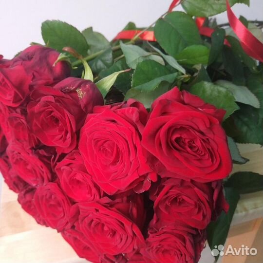 Цветы с доставкой Розы красные