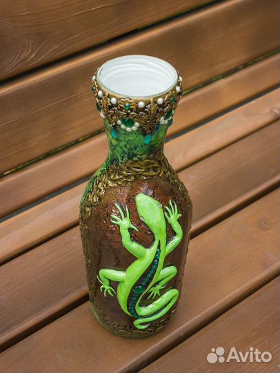 Декорированная ваза. Хозяйка Медной горы