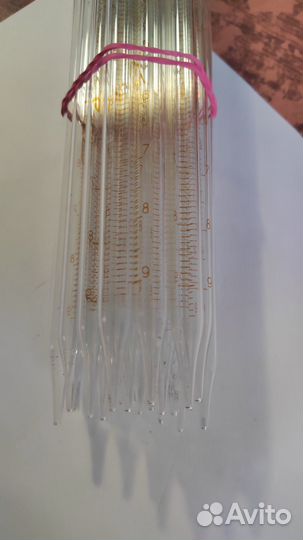 Стеклянные пипетки, объем 10 мл