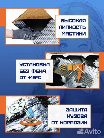 Виброизоляция 3 мм