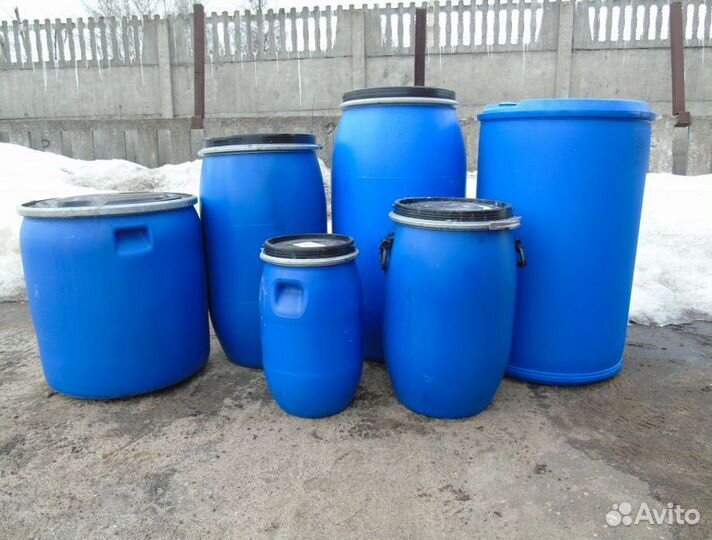 Бочка пластиковая 40 - 250л