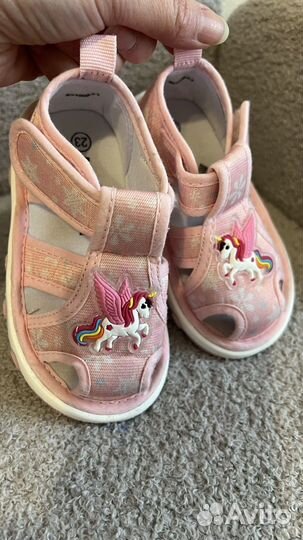 Сандалии микаса на девочку розовые 23