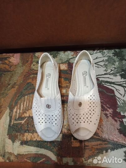 Шлепанцы женские натуральная кожа размер 36