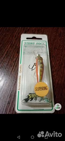 Воблер Strike Pro midge 40. 2g 4cm. Color AR152G