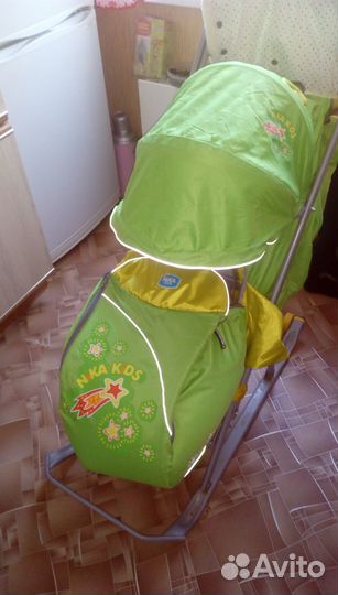 Детские санки с колесами