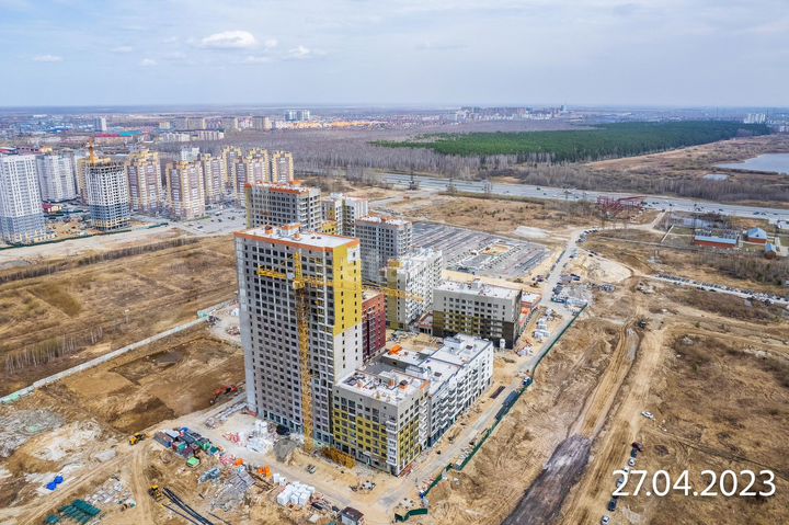 3-к. квартира, 80,4 м², 4/23 эт.