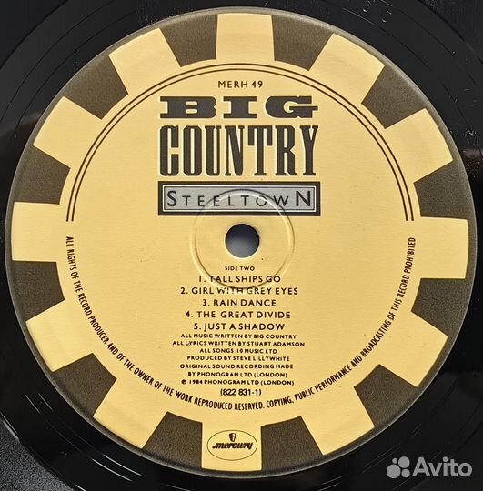 Big Country – Steeltown UK (LP, Gatefold)