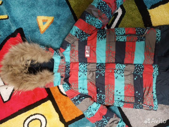 Комбинезон с курткой зимний на 116 рост