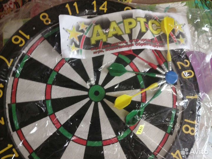Мишень дартс и дротики новые