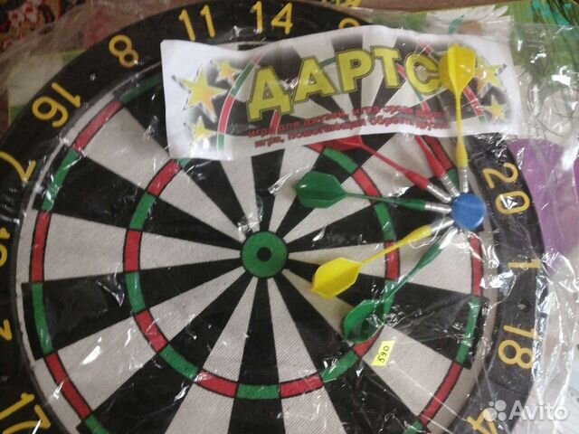 Мишень дартс и дротики новые
