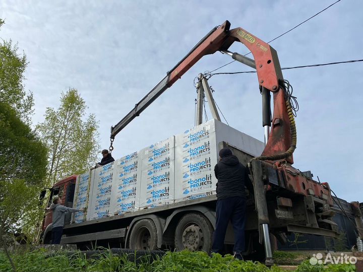 Газосиликатные блоки с завода Бонолит