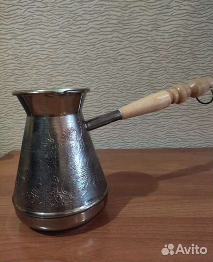 Турка 600мл медь. Лоток для столовых приборов