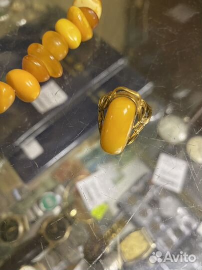 Бусы янтарь СССР