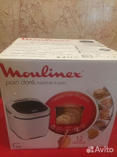 Хлебопечка moulinex новая
