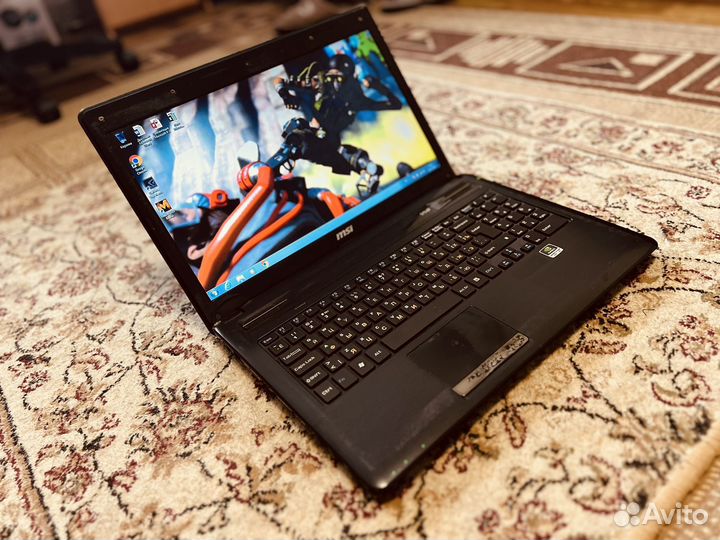 Игровой Ноутбук MSI core i3/16гб озу/GT 520m