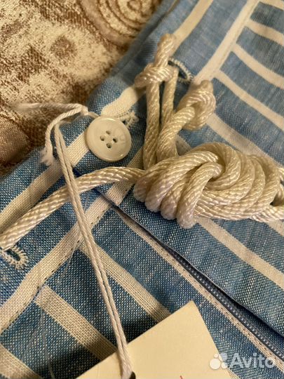 Льняные брюки Brioni (оригинал), 50-54 размер, New