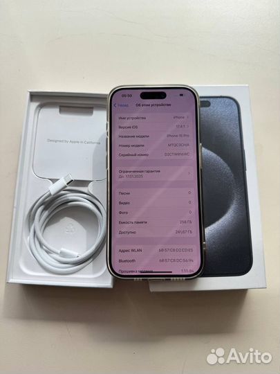 Телефон iPhone 15 Pro 256Gb dual-sim
