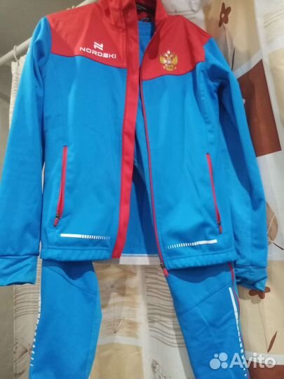 Лыжный разминочный костюм nordski 164