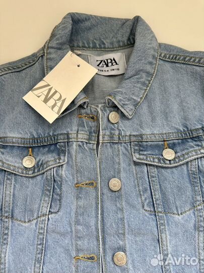 Джинсовая куртка для девочки zara minnie