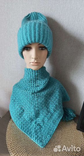 Шапка и шарф -бактус