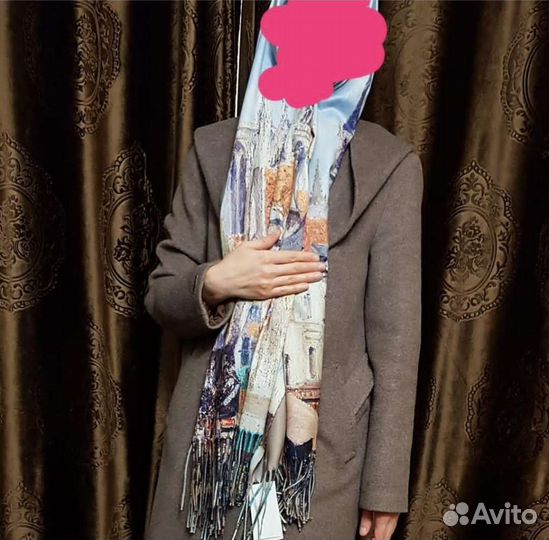 Палантин кашемир италия