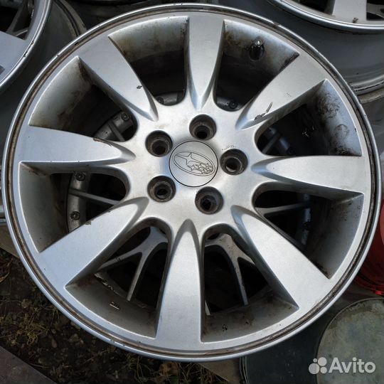 Оригинальные диски на subaru forester sg