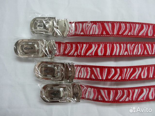 Женский ремень из кожи морского ската