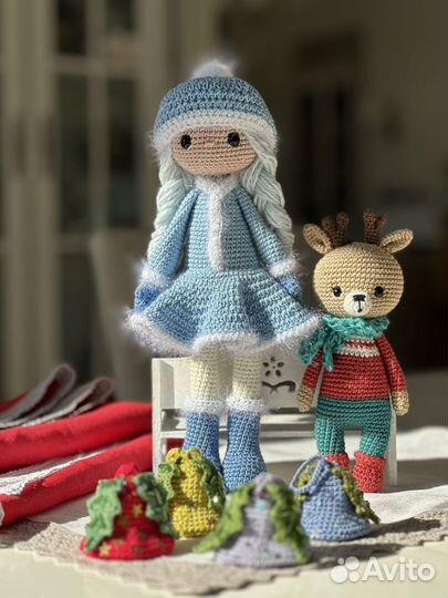 Вязаная игрушка ручной работы