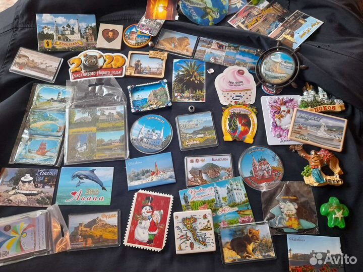 Магниты на холодильник пакетом