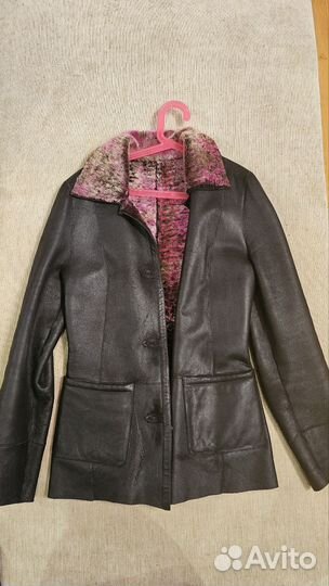 Куртка дубленка зимняя на девочку