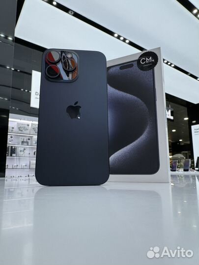 iPhone 15 Pro 256 гб синий титан (2Sim )