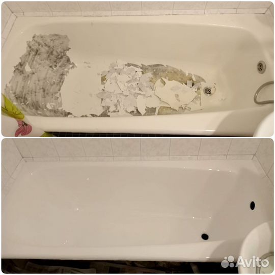 Реставрация ванн и сколов