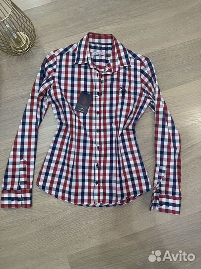 Рубашка женская в клетку Polo Турция