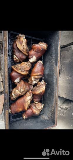 Мясо горячего копчения