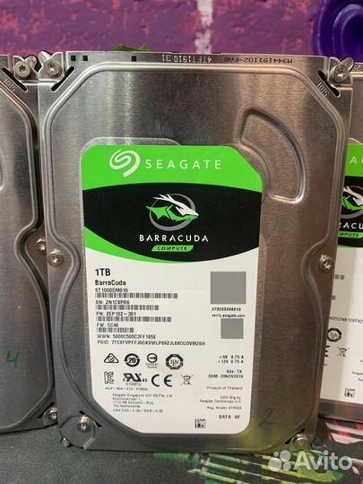 Жесткие диски hdd 1тб seagate barracuda