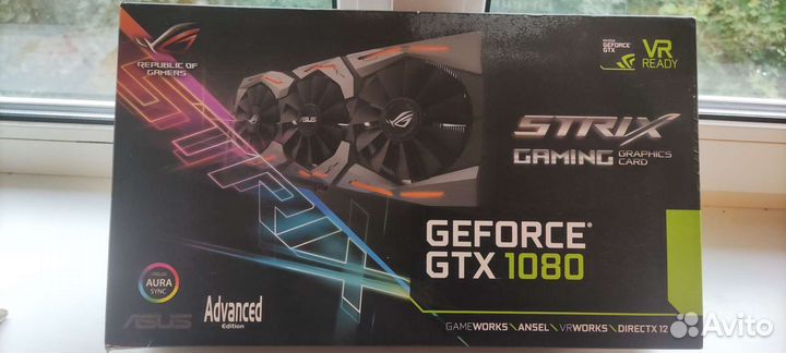 Видеокарта Asus GeForce GTX 1080 strix 8GB
