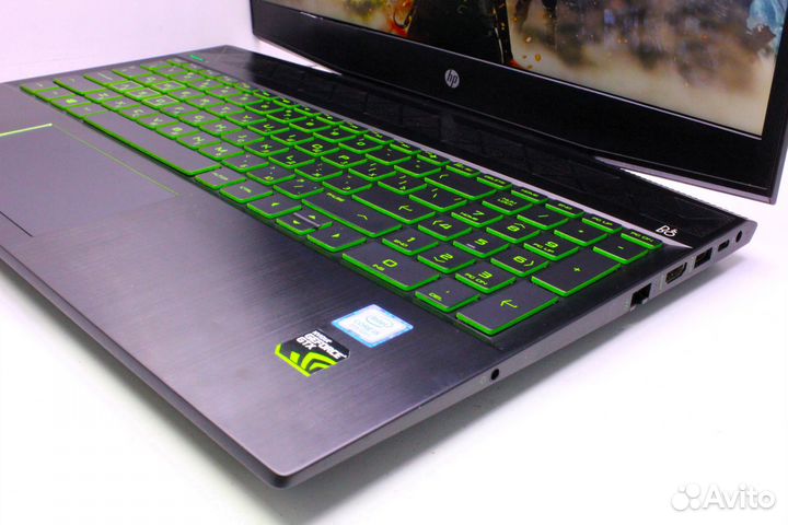 Игровой ноутбук Hp (I5-8H/GTX1060) SSD.M2+HDD