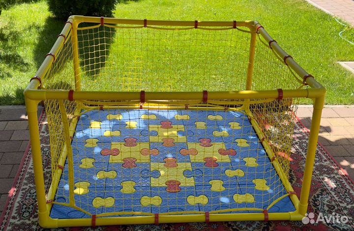 Большой детский манеж Leco-IT Home 125х125 см