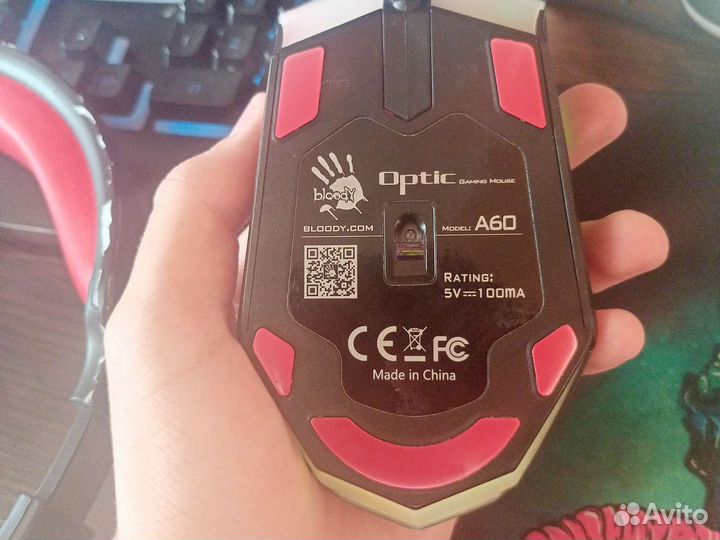 Игровая мышь bloody a4tech a60