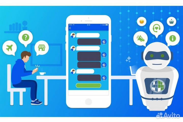 Чатбот для телеграмма, вконтакте и Запретграмма